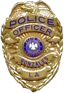 Gonzales Police Officer Badge